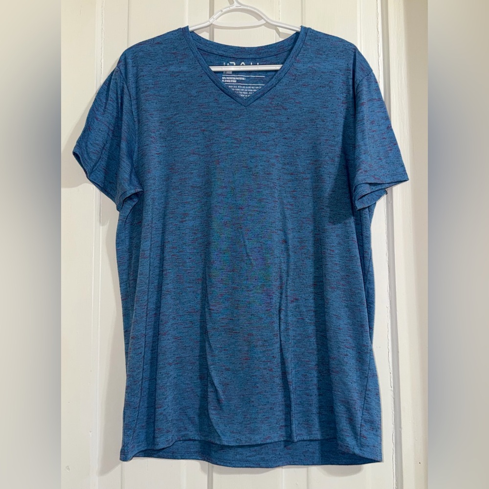 Men's women's size‎ XL The Rail Heathered Blue V-Neck T-Shirt top casual summer
